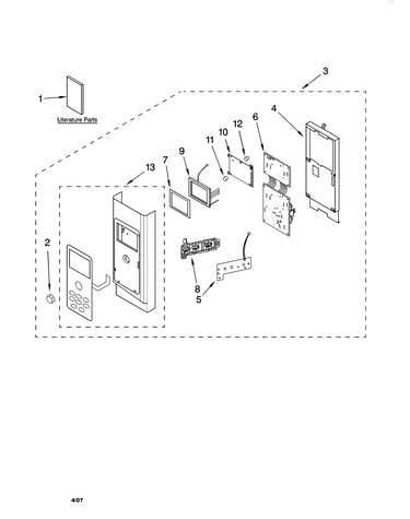 Control panel parts