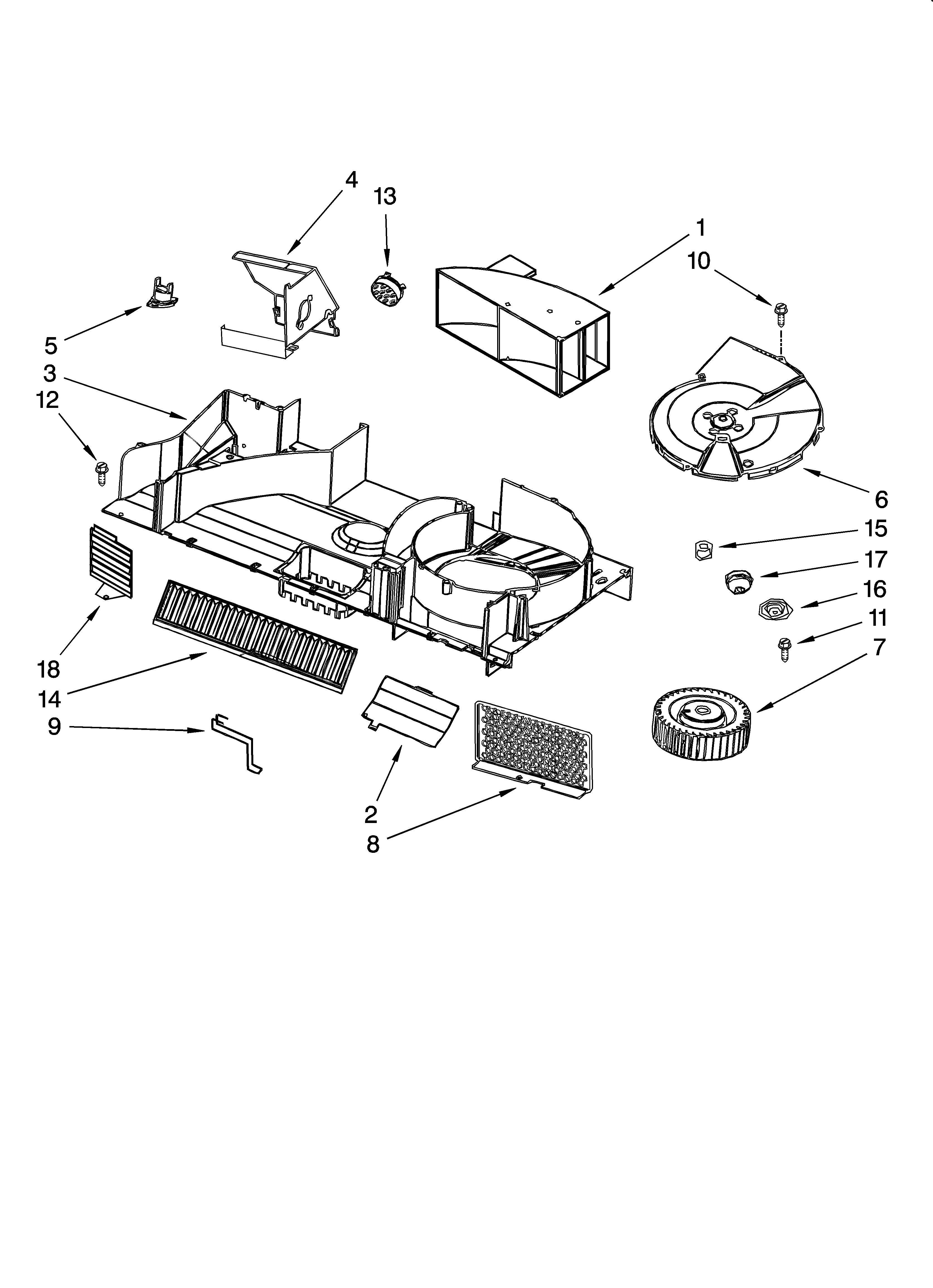Air flow parts