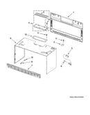 Cabinet and installation parts