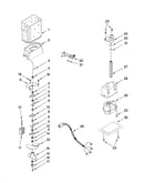Motor and ice container parts