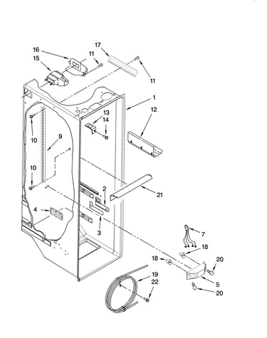 Refrigerator liner parts