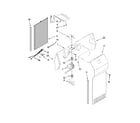 Kenmore Elite 10657442701 air flow parts diagram