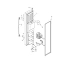 Kenmore Elite 10657443701 freezer door parts diagram