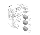 Kenmore Elite 10657702701 freezer liner parts diagram