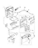 Dispenser front parts