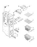 Freezer liner parts