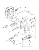 Dispenser front parts
