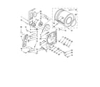 Kenmore 11077332700 bulkhead parts, optional parts (not included) diagram