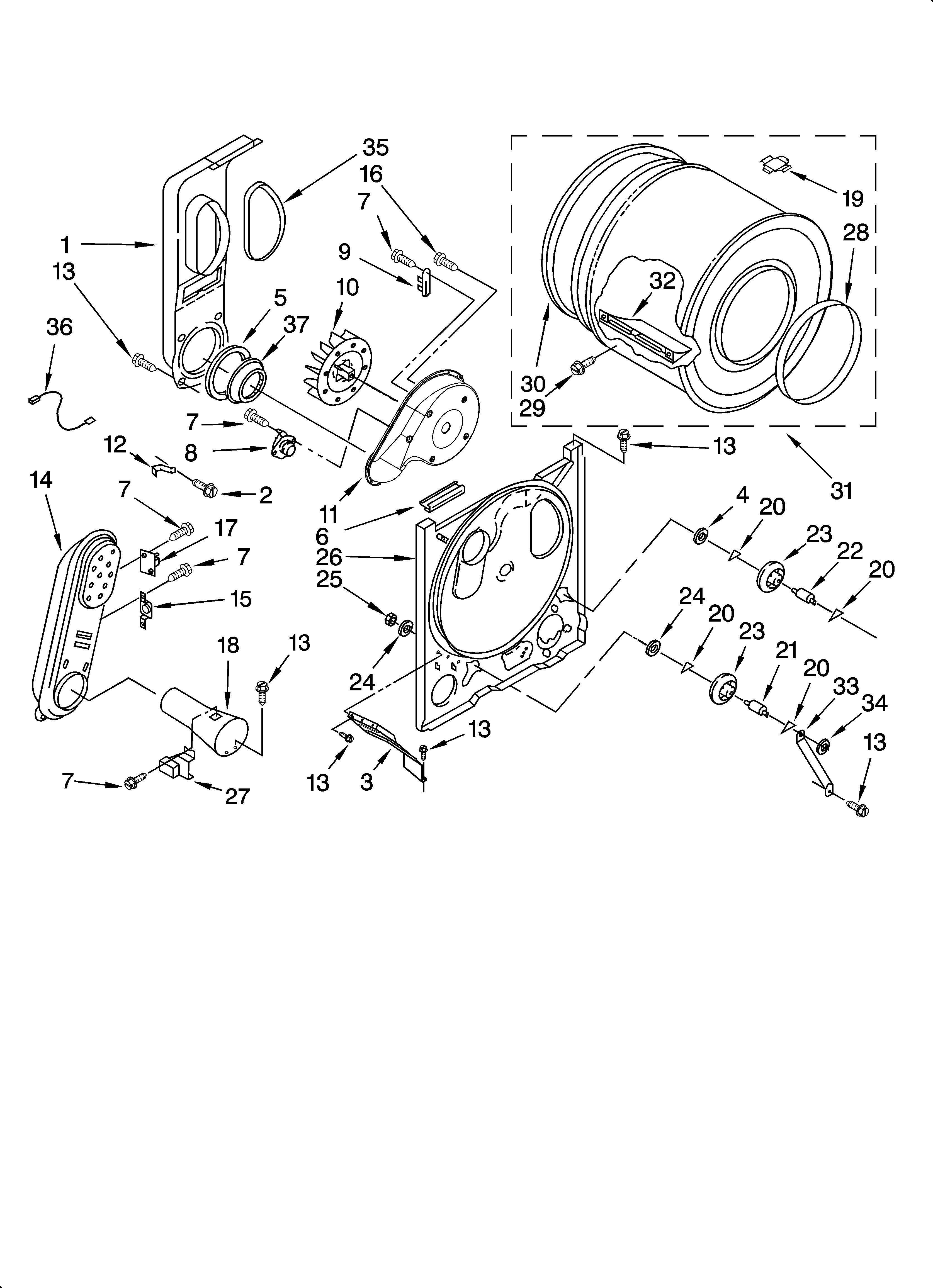 BULKHEAD PARTS, OPTIONAL PARTS (NOT INCLUDED)