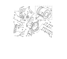 Kenmore 11077342700 bulkhead parts, optional parts (not included) diagram