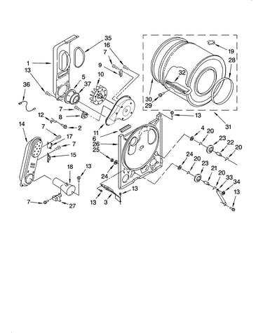 Bulkhead parts, optional parts (not included)