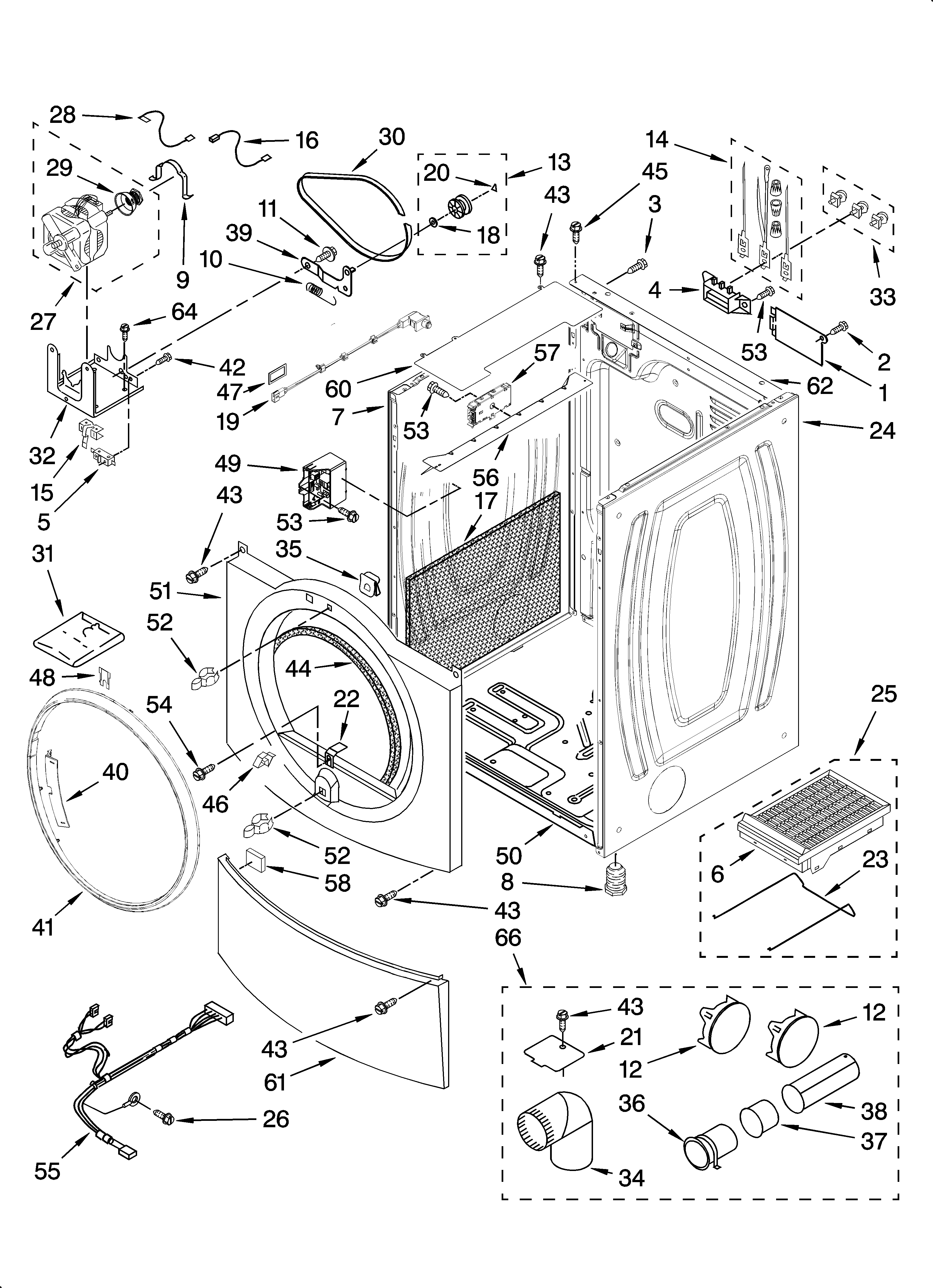 Cabinet parts