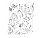 Kenmore Elite 11087701700 bulkhead parts diagram