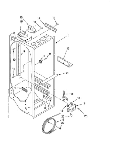 Refrigerator liner parts