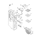 Kenmore 10656664502 freezer liner parts diagram