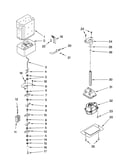 Motor and ice container parts