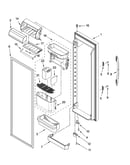 Refrigerator door parts