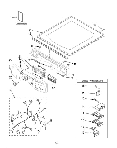 Top and console parts