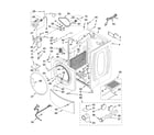 Kenmore Elite 11097701700 cabinet parts diagram