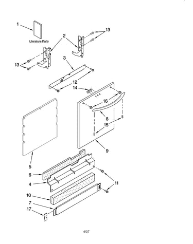 Door and panel parts