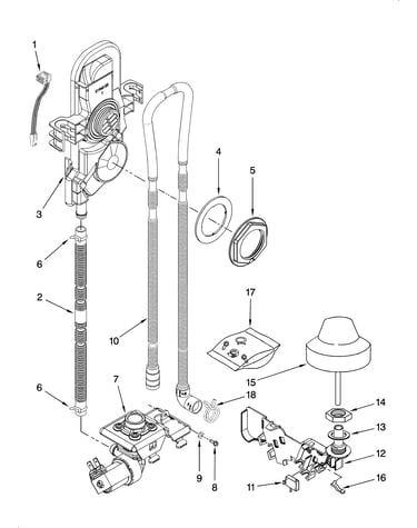 Fill, drain, and overfill parts