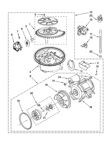 Pump and motor parts