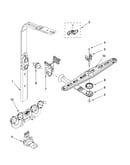 Upper wash and rinse parts