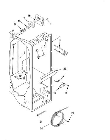 Refrigerator liner parts