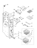 Freezer liner parts