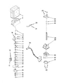 Motor and ice container parts