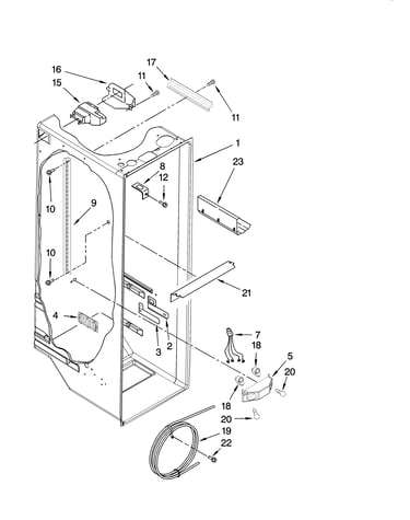 Refrigerator liner parts