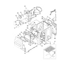 Kenmore Elite 11077062600 cabinet parts diagram