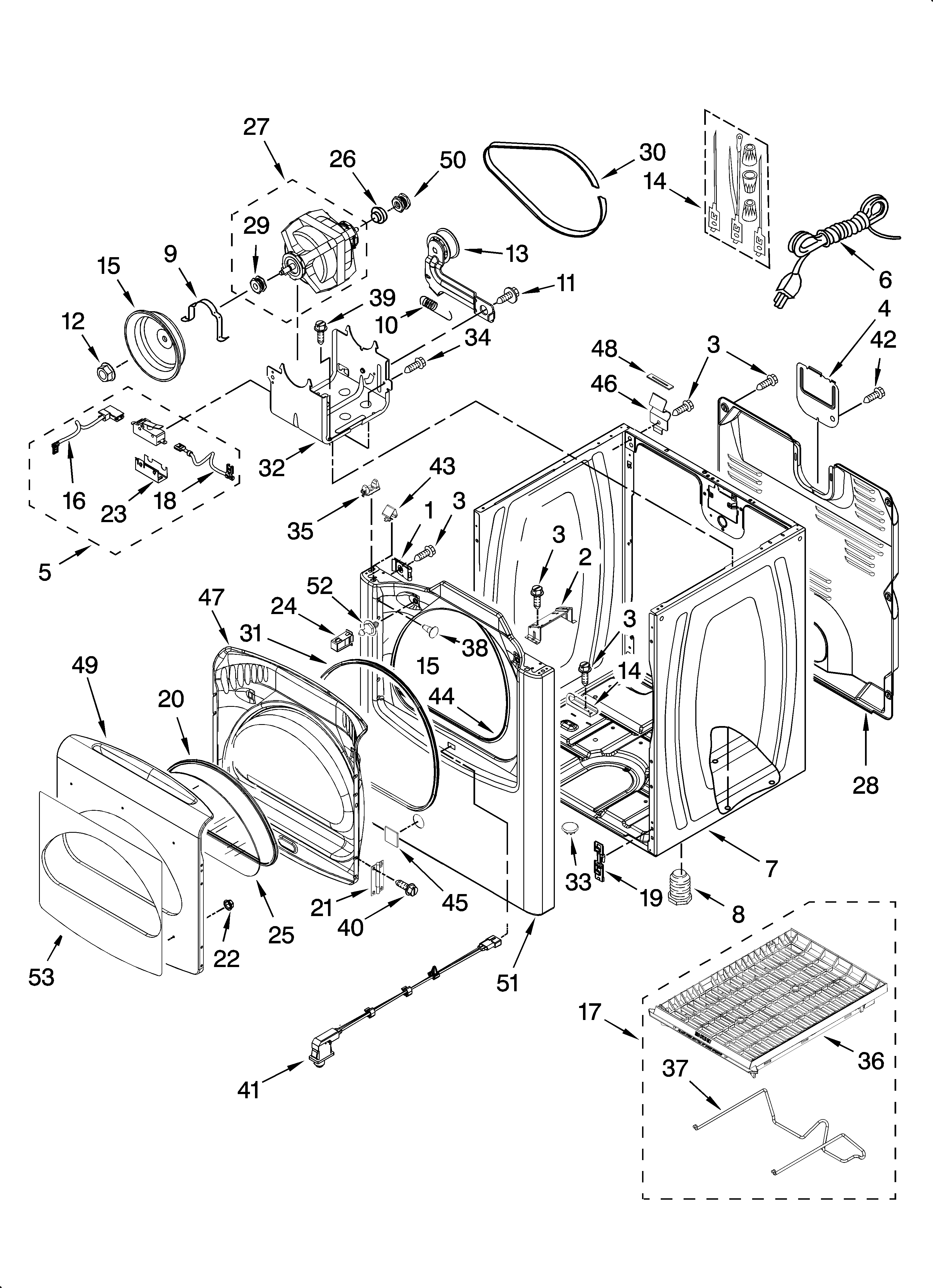 Cabinet parts