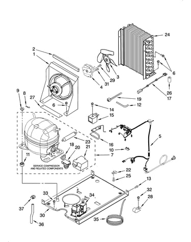 Unit parts, optional parts (not included)
