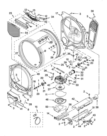 Bulkhead parts, optional parts (not included)