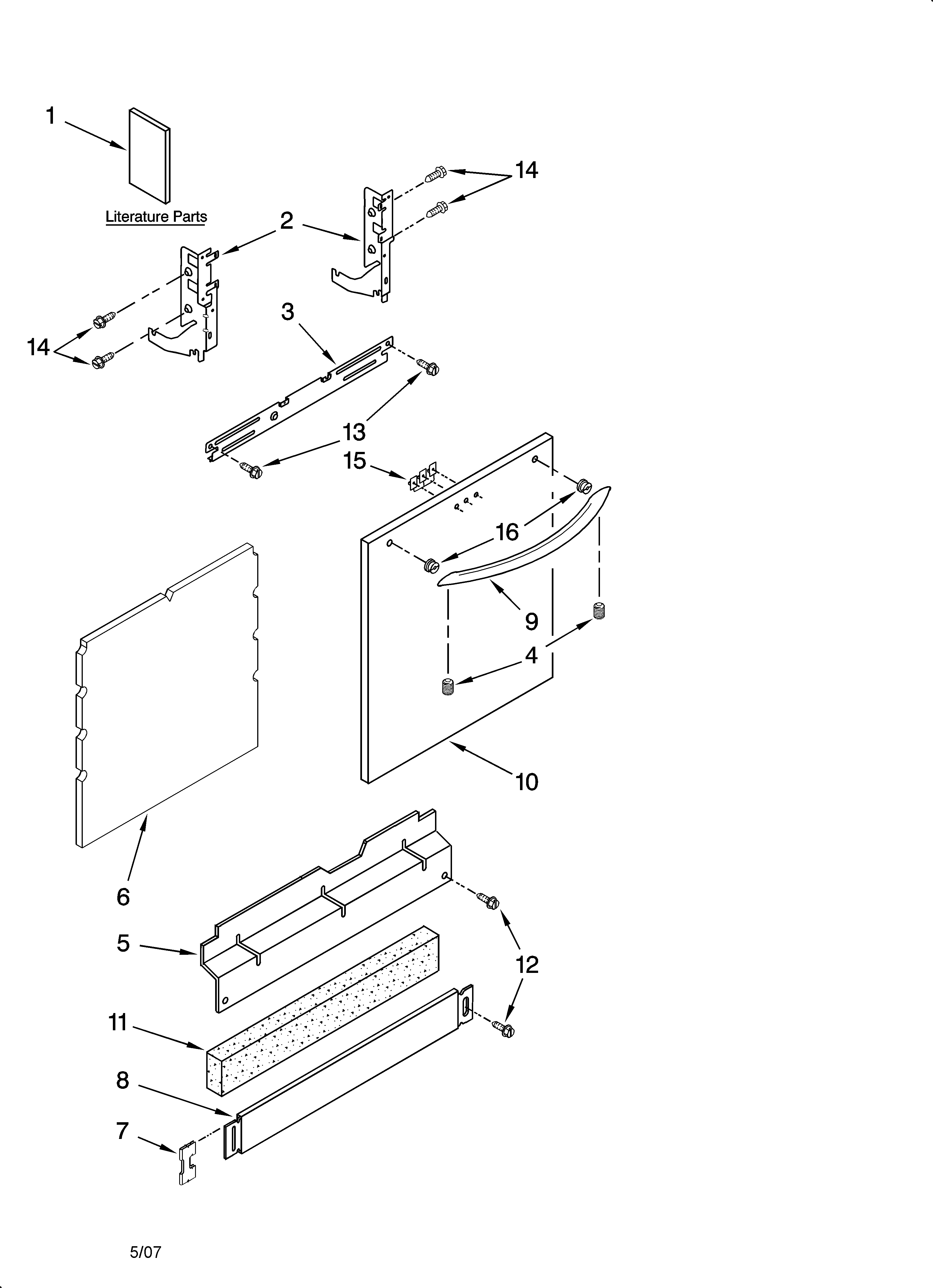 Door and panel parts