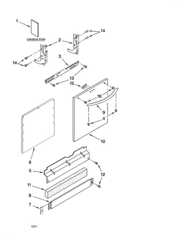 Door and panel parts