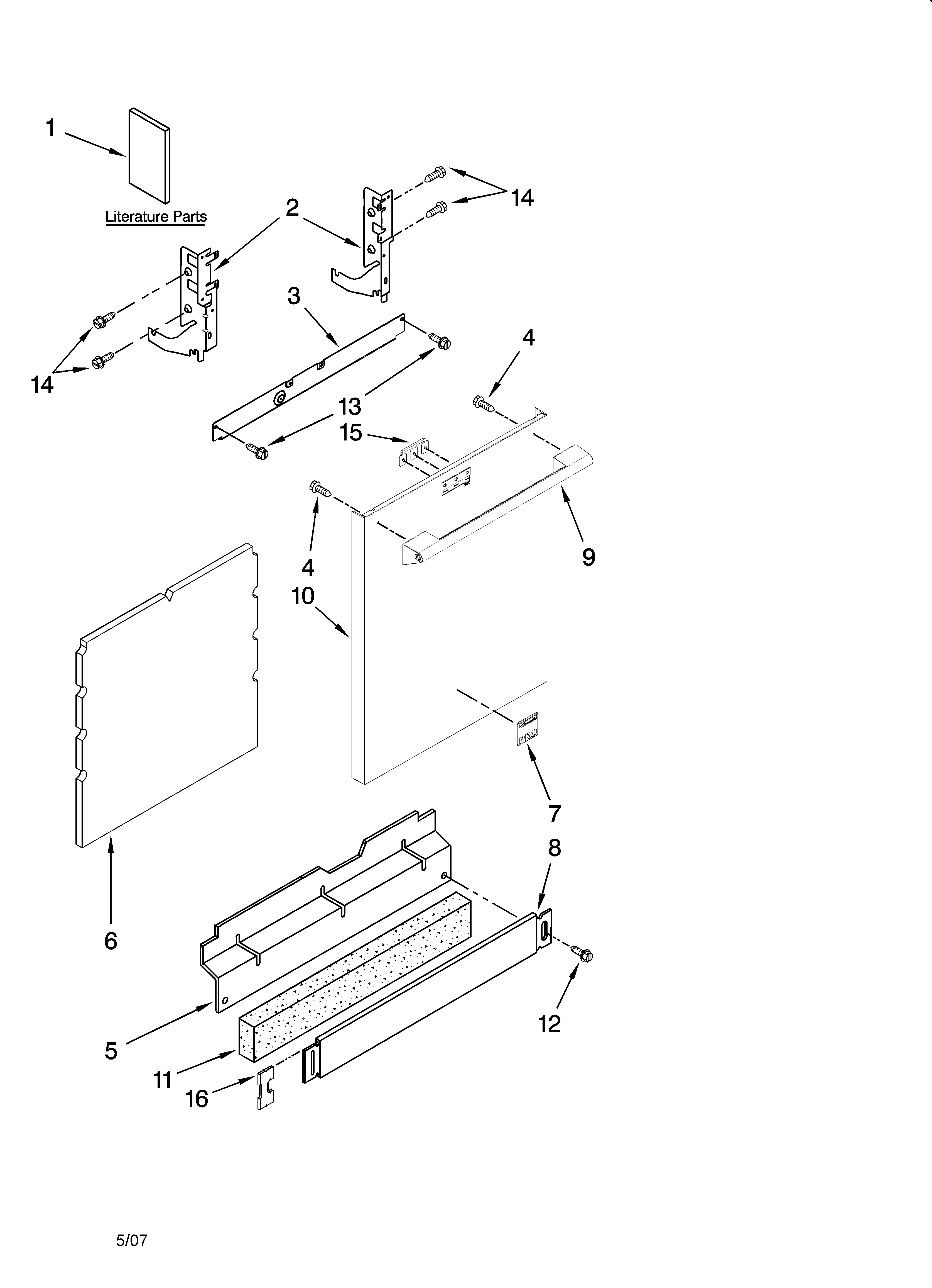 Door and panel parts