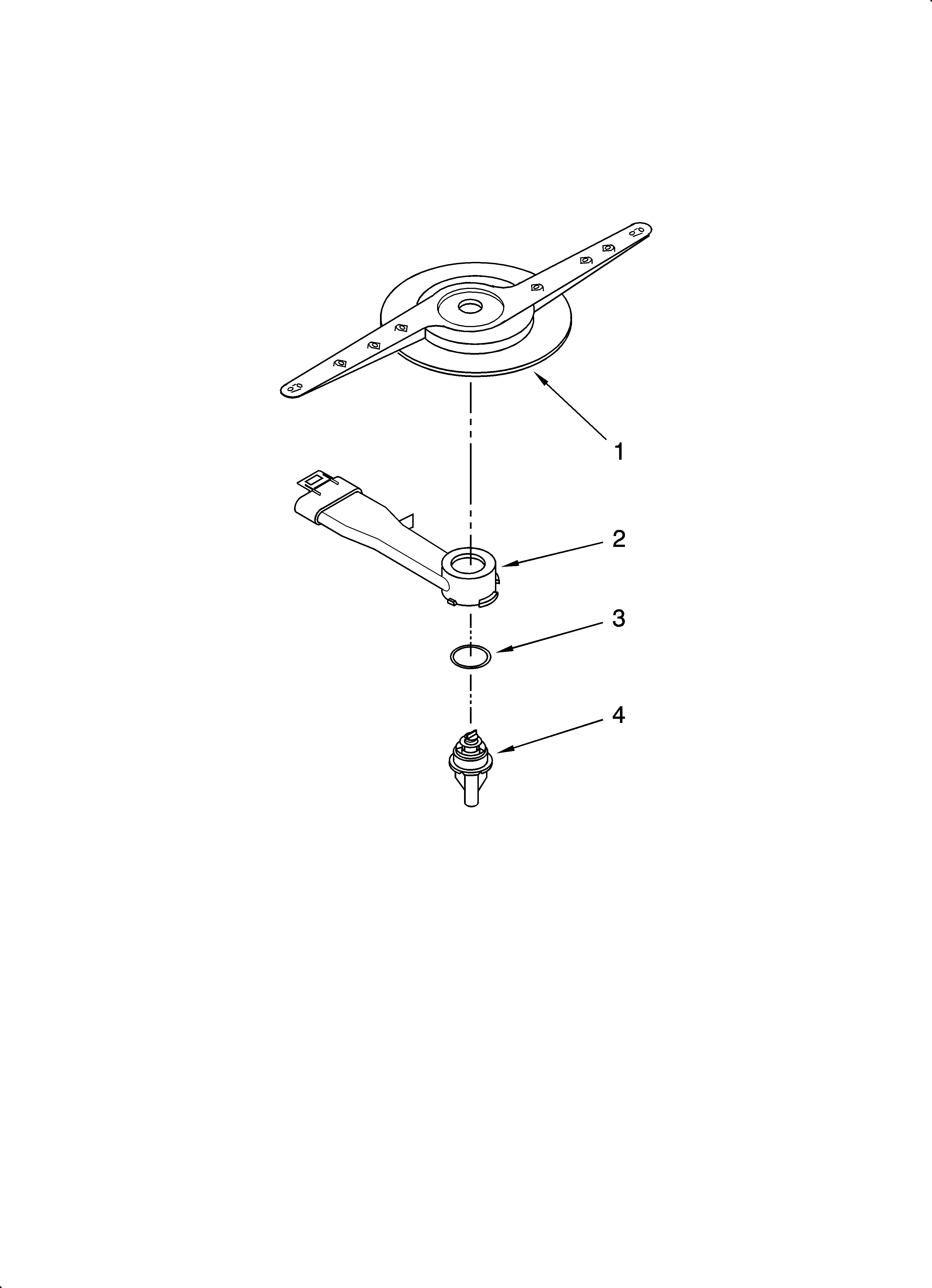 Lower washarm parts
