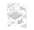 Kenmore Pro 66513873K602 upper rack and track parts diagram
