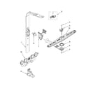 Kenmore Pro 66513873K602 upper wash and rinse parts diagram