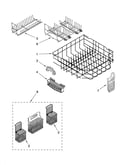 Lower rack parts, optional parts (not included)