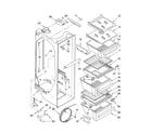 Kenmore 10656726603 refrigerator liner parts diagram
