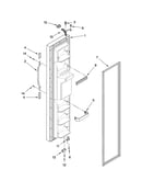 Freezer door parts