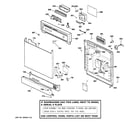 Kenmore 36315461792 escutcheon & door assembly diagram