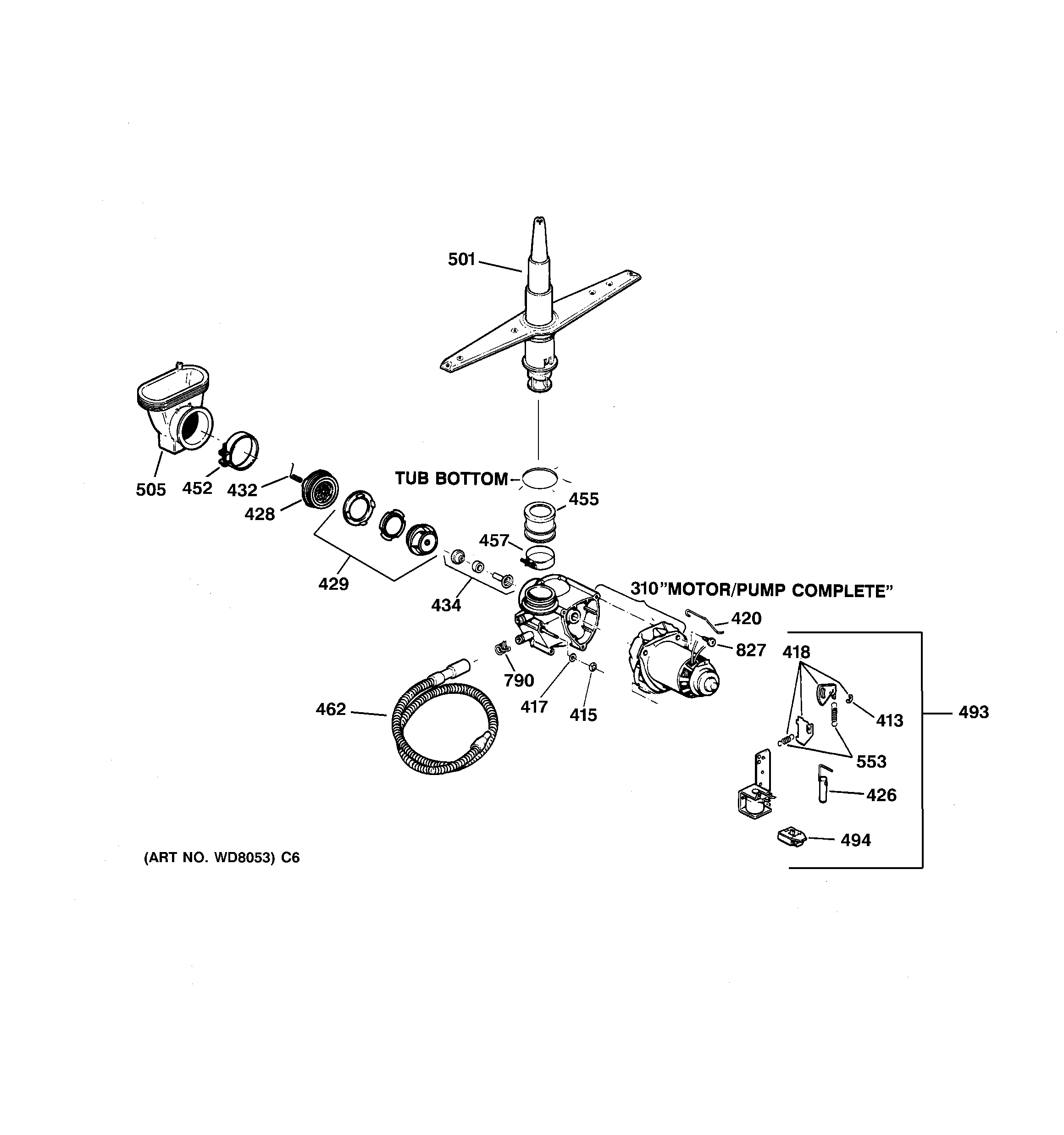 Motor-pump mechanism