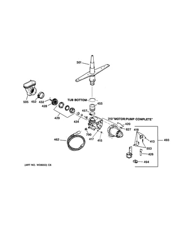 Motor-pump mechanism