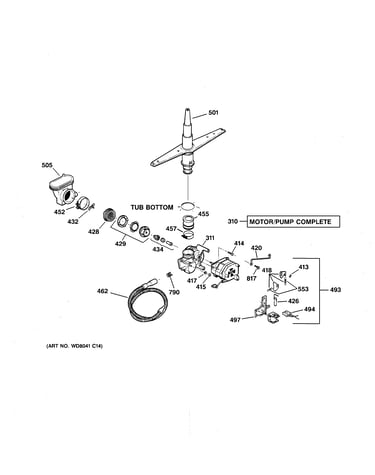 Motor-pump mechanism