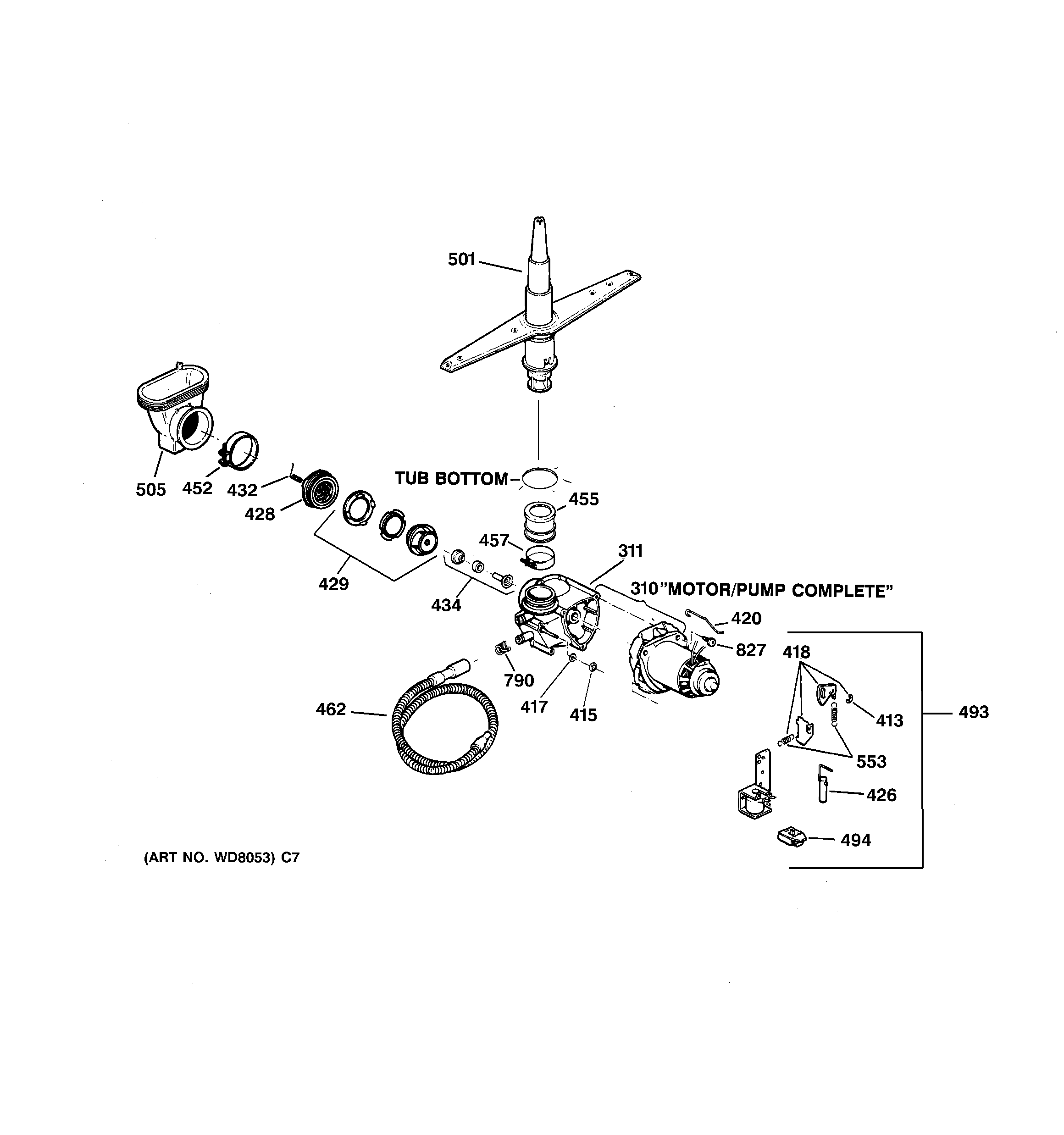 Motor-pump mechanism