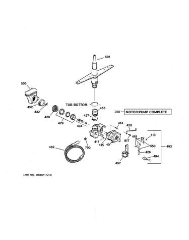 Motor-pump mechanism
